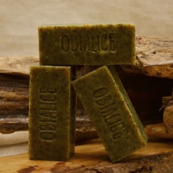 Shampoing saponifié à froid - équilibrant -cheveux gras -ortie - jojoba- huile essentielle de romarin - menthe : obialice