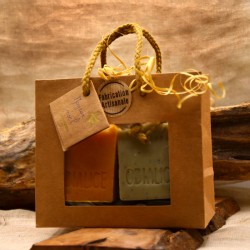Coffret cadeau spécial noël composé de 3 savons naturels - Obialice savonnerie artisanale hérault