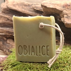 Savon surgras parfumé au patchouli huile de chanvre - version non exfoliante - obialice savonnerie occitanie