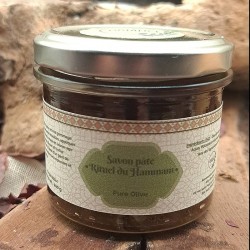 Savon noir rituel du hammam pure huile d'olive biologique sans huile essentielle -  obialice savonnerie artisanale hérault